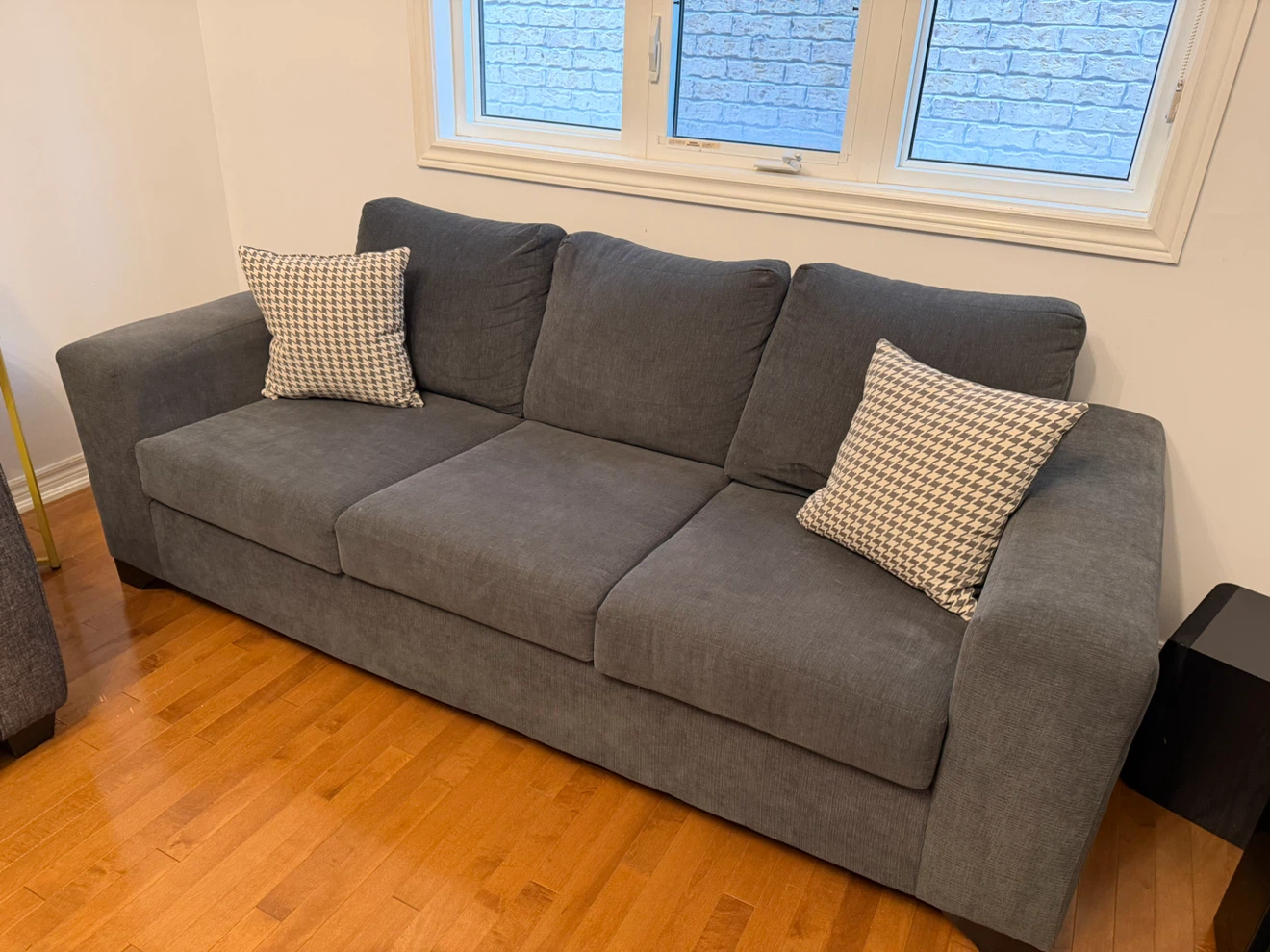 3 seater gray sofa