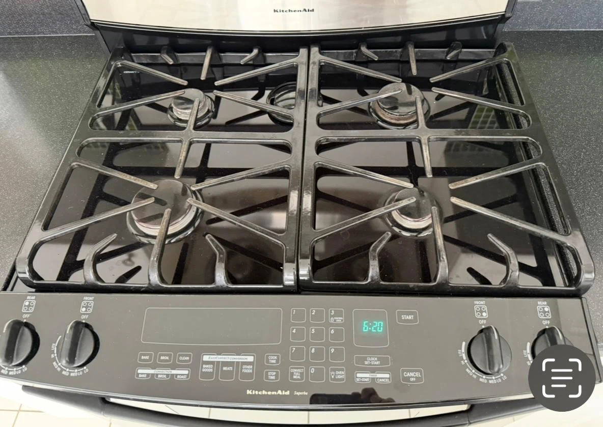 KitchenAid Gas Range Stove KGST307 - photo 4