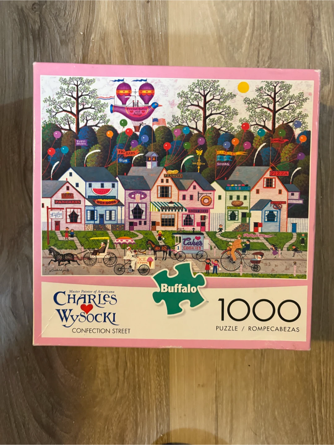 Charles Wysocki Confection Street 1000 Piece Puzzle