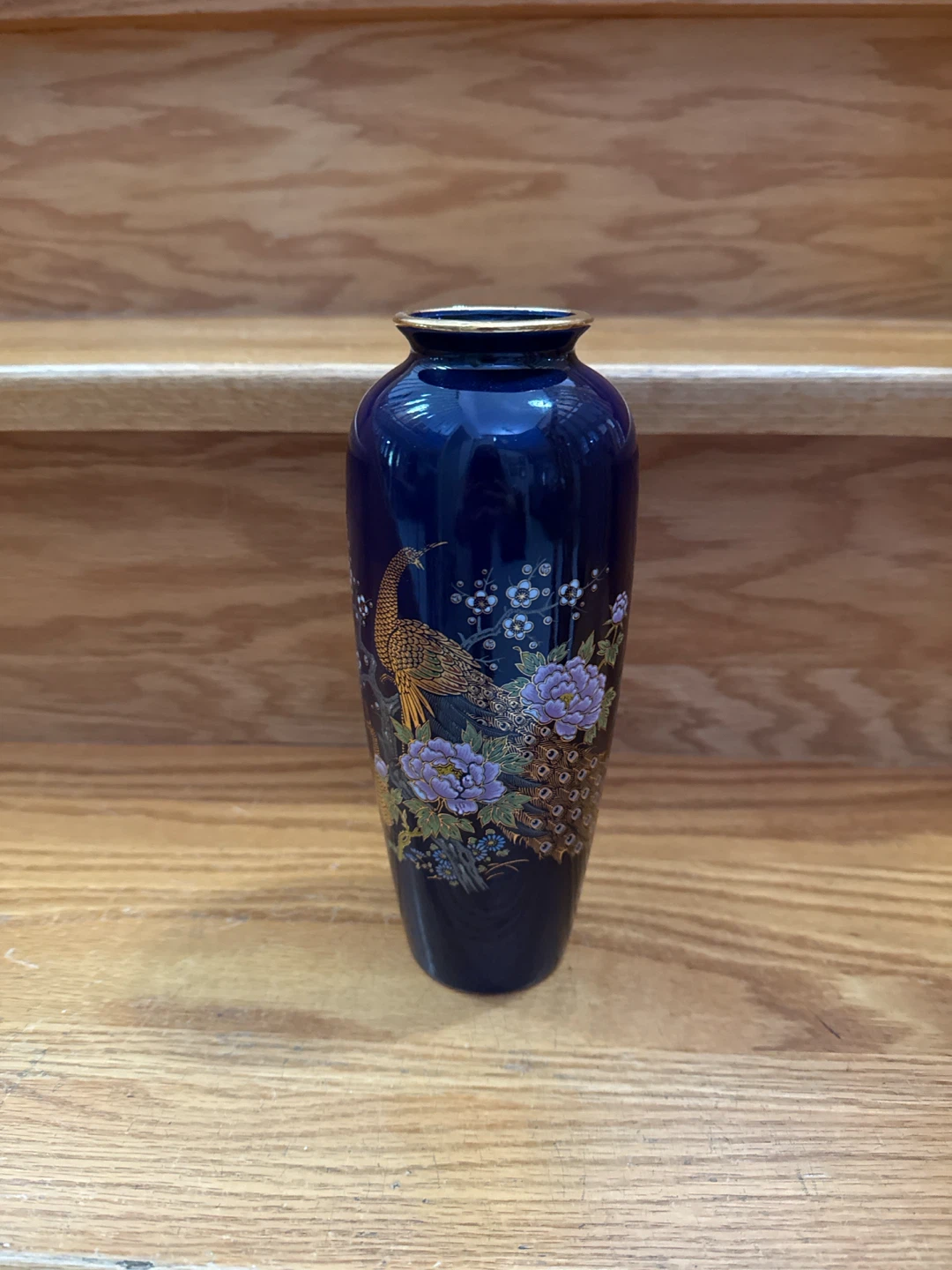 Imperial Vase with Peacock Design
