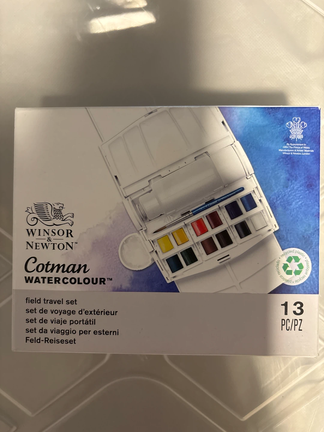 Winsor & Newton Cotman Watercolour Field Travel Set - 13 Piece