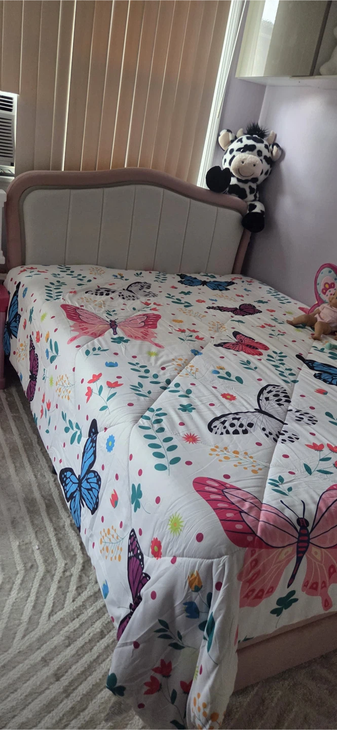 Kids full size Bed Frame with LED Headboard and matress new