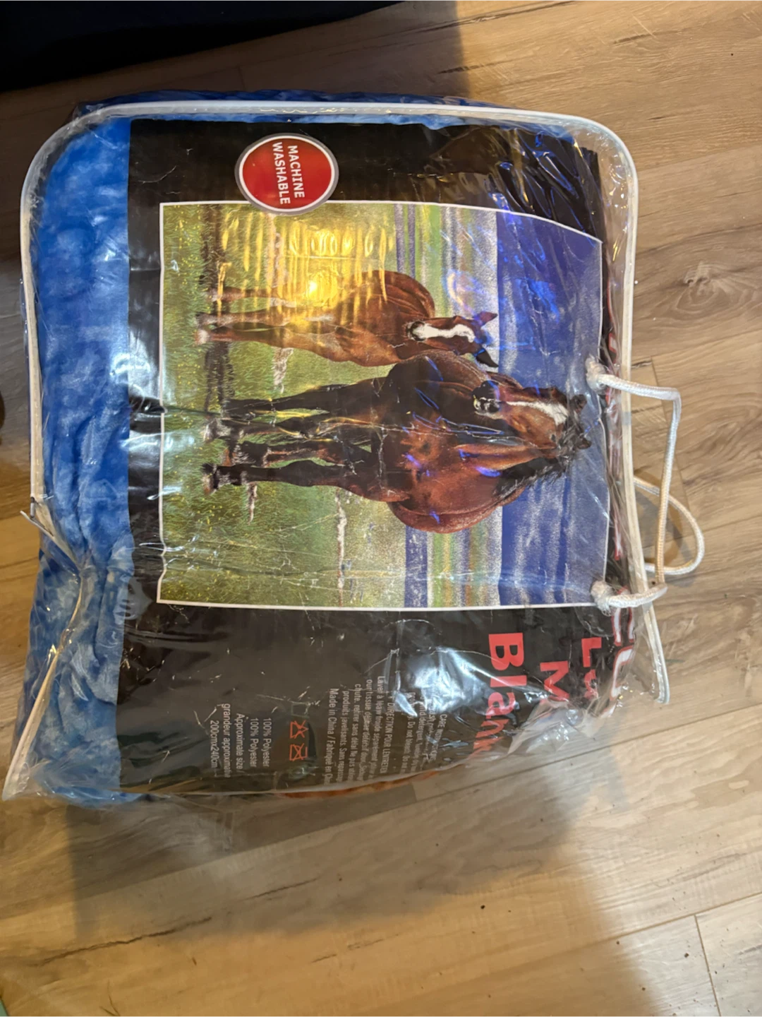Blanket with Horses