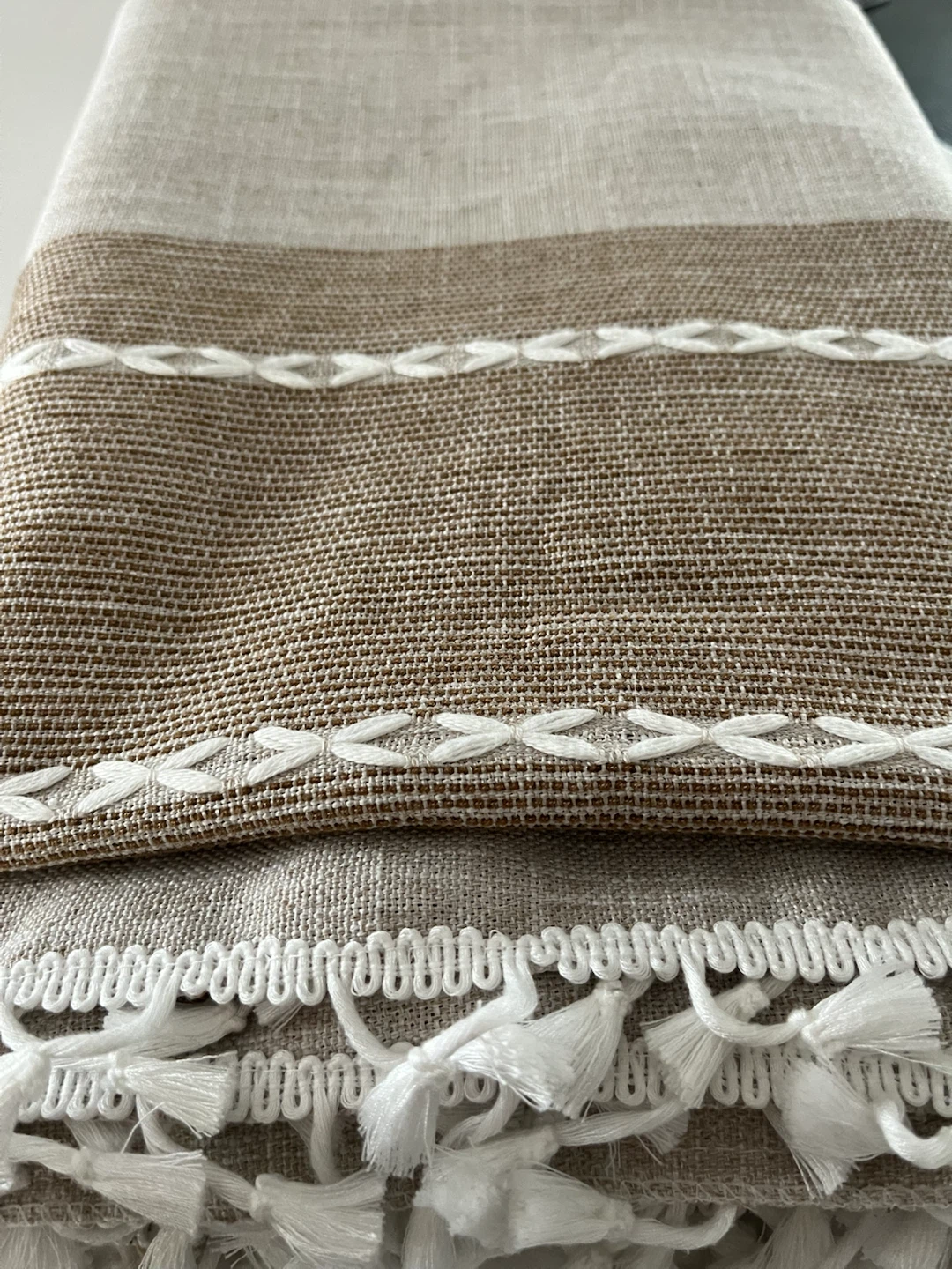 Decorative Table cloth with Tassels - photo 4