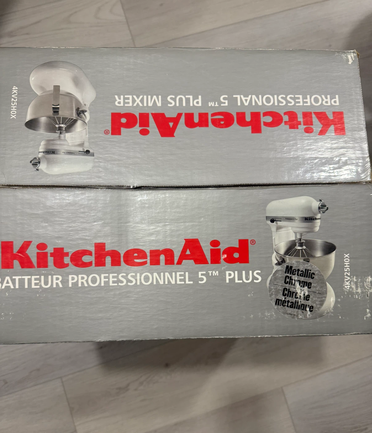 KitchenAid Professional 5 Plus Series Mixer - metallic chrome - photo 2