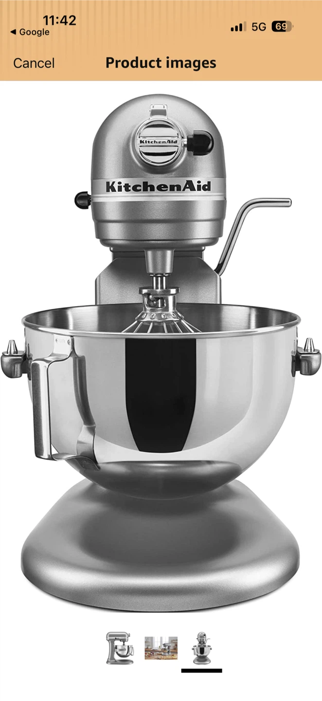 KitchenAid Professional 5 Plus Series Mixer - metallic chrome - photo 3
