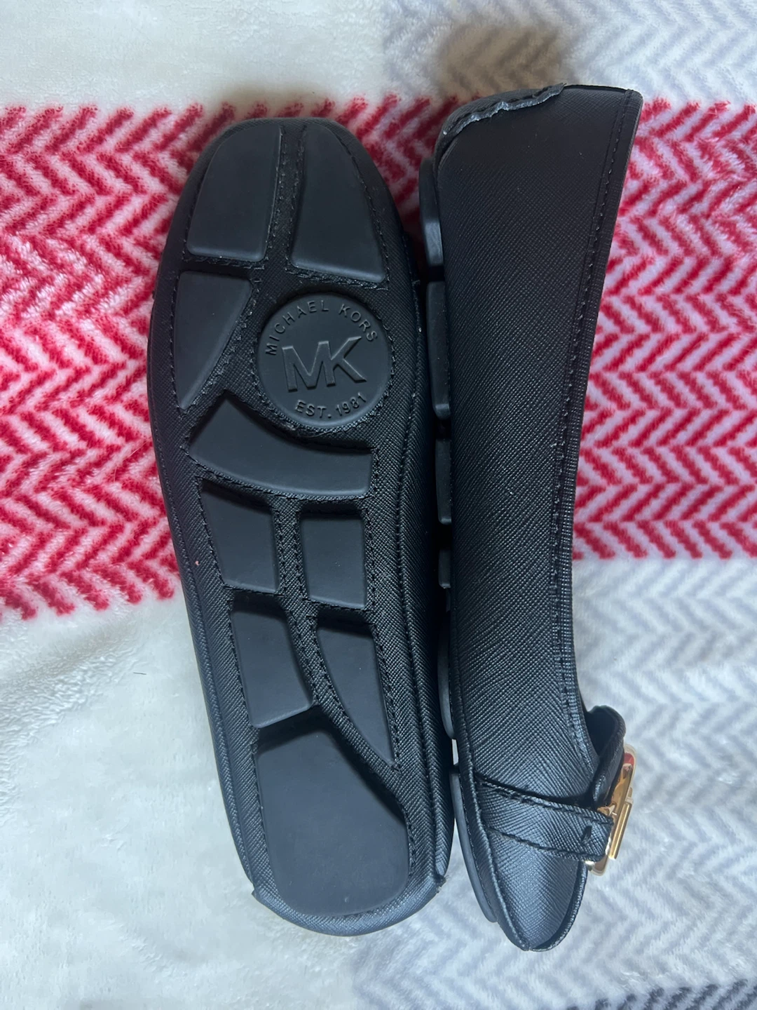 Michael Kors Black Leather Fulton Moccasin flats - photo 5