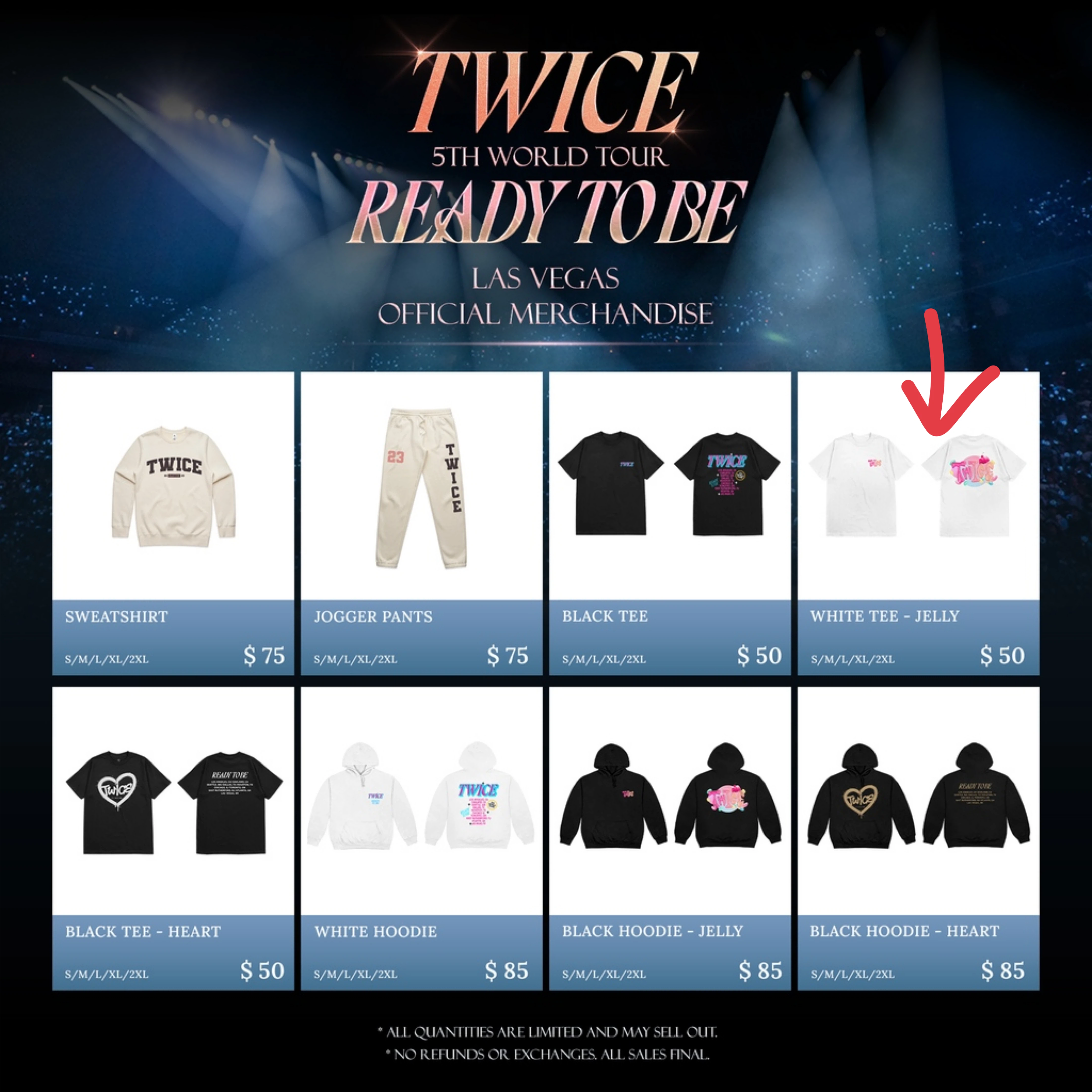 TWICE las vegas merchandise t-shirt - photo 3