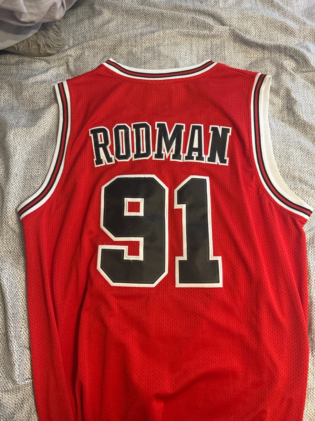 Chicago Bulls Dennis Rodman Hardwood Classics Jersey Size S - photo 2