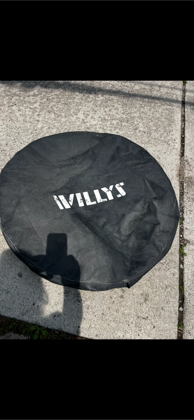 Jeep wrangler WILLY spare tire cover