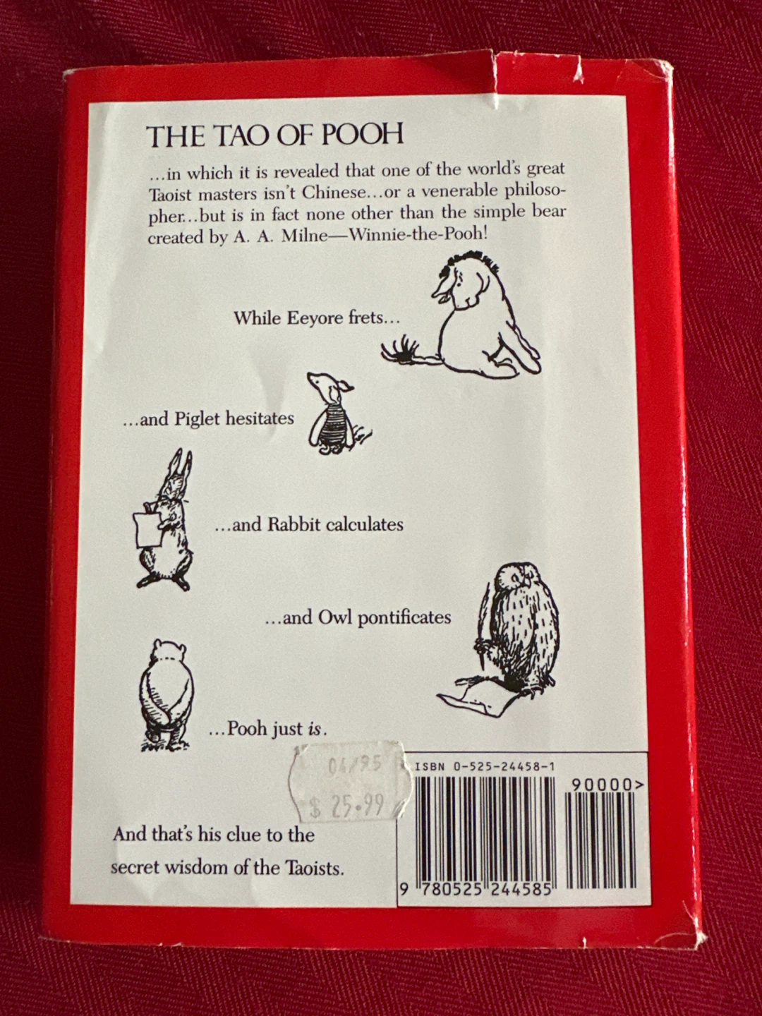 The Tao of Pooh by Benjamin Hoff Book - photo 2