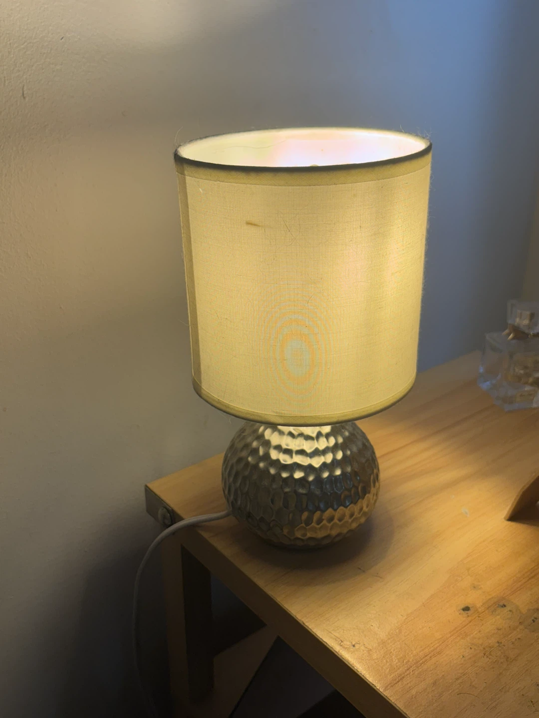 Modern Table Lamp + 3 LED Light Bulbs