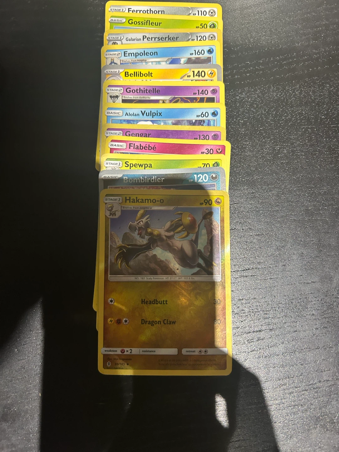 Assorted Pokémon Trading Cards