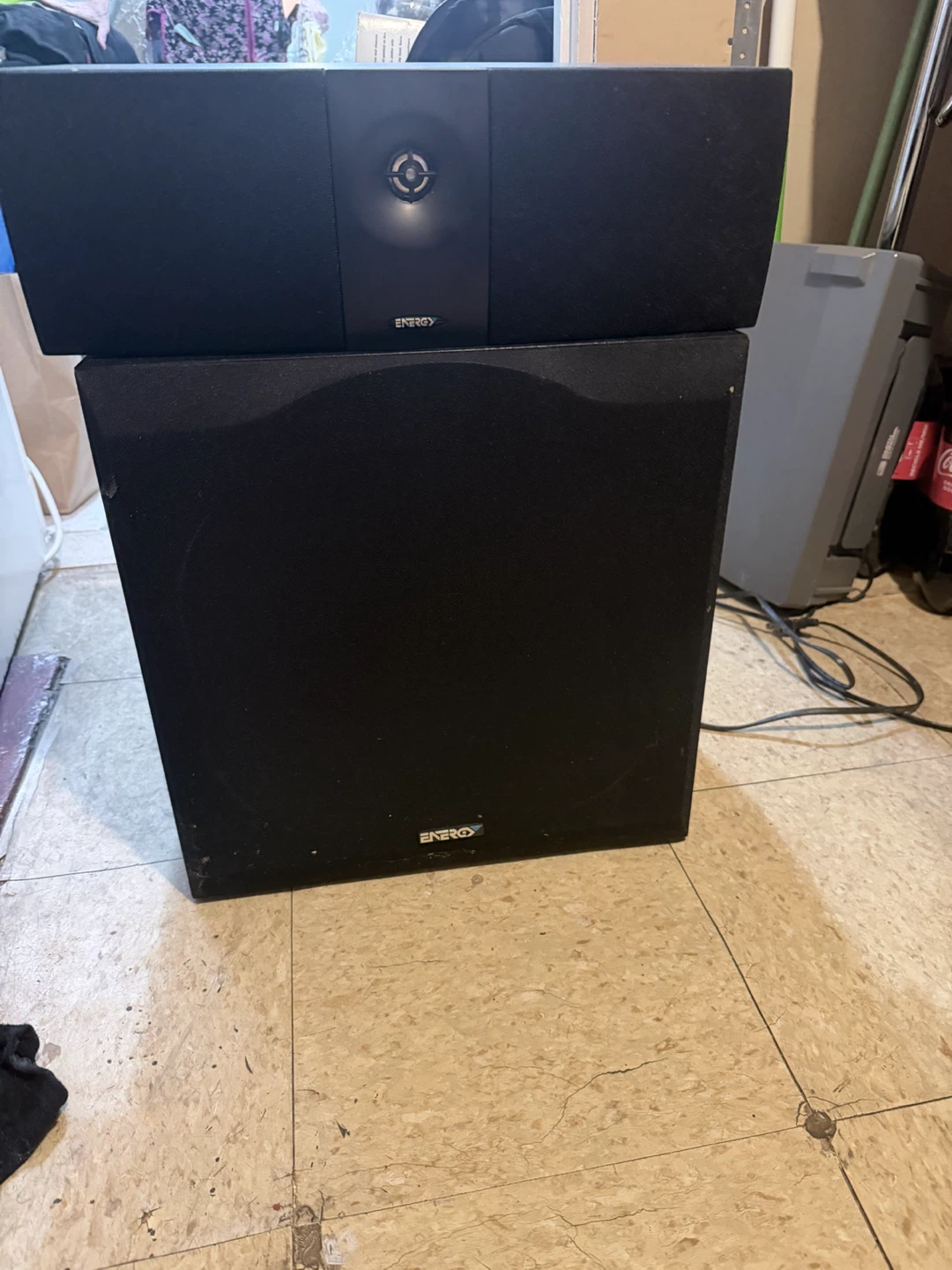 Energy XL-S10 Subwoofer and Onkyo TX-DS676 Receiver - photo 4
