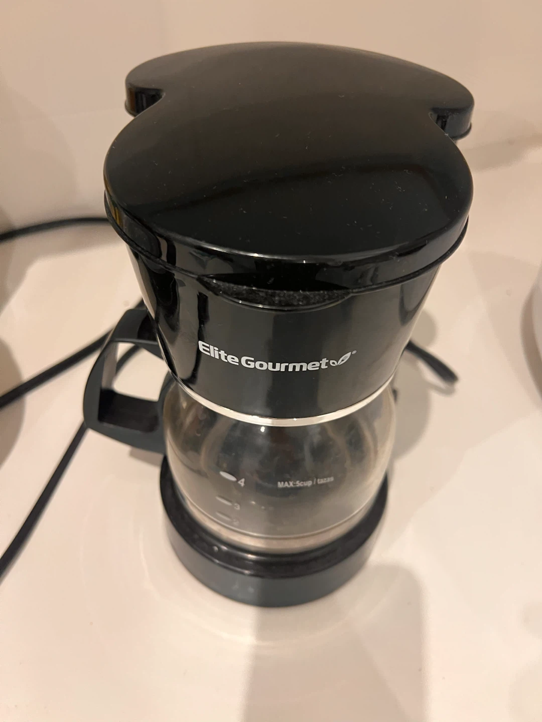 Elite Gourmet Black Coffee Maker