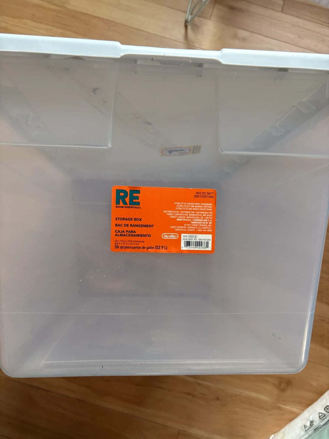 Sterilite 50 Qt Storage Box
