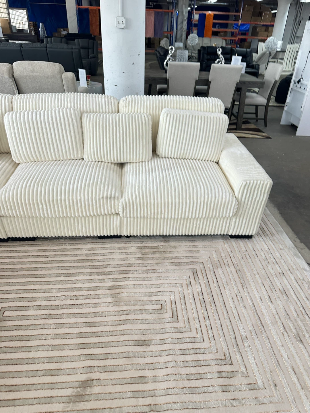 White L shape sectional (new) - photo 3