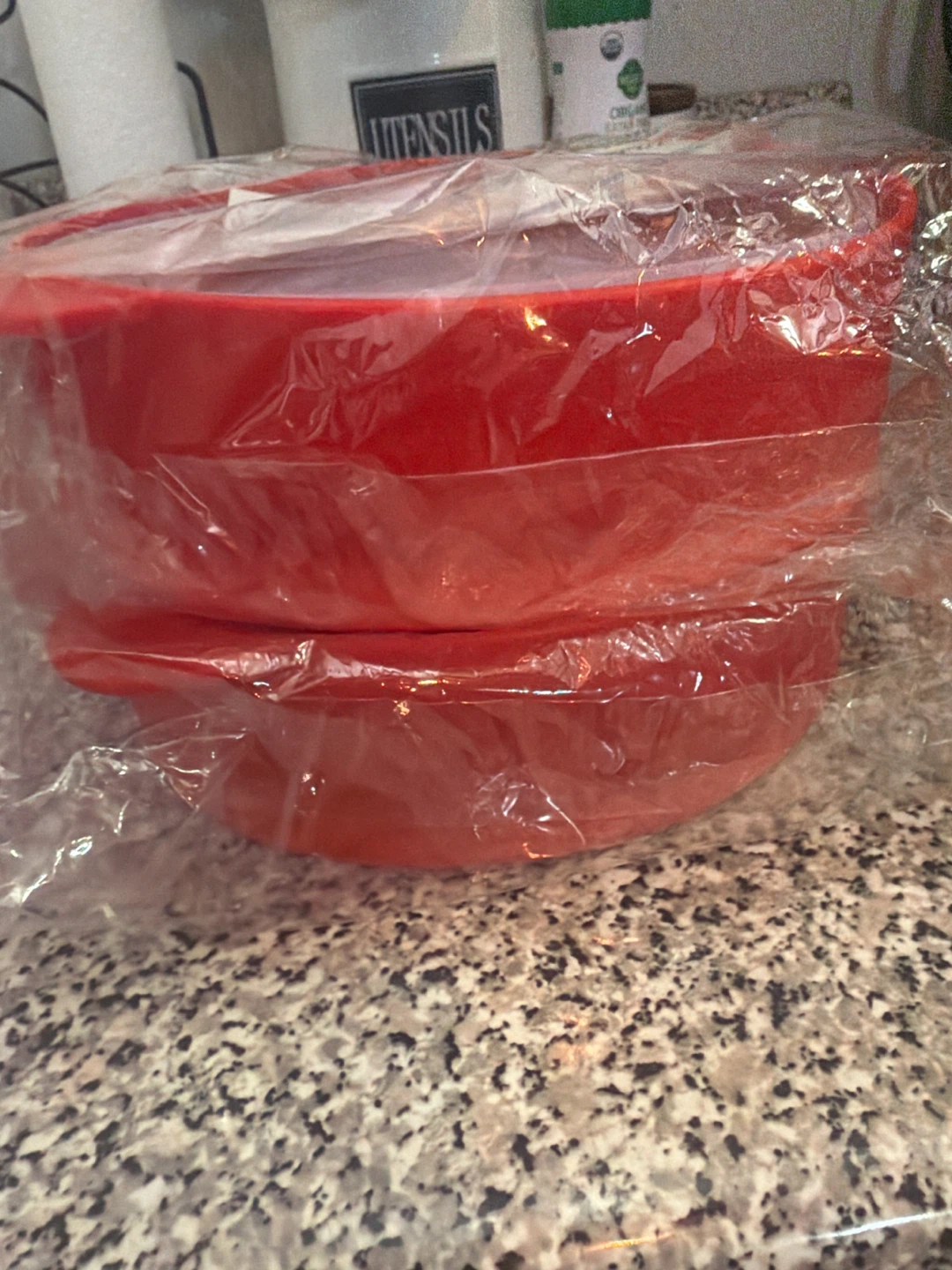HOTPOP Red Microwave Popcorn Popper Bowl - photo 2