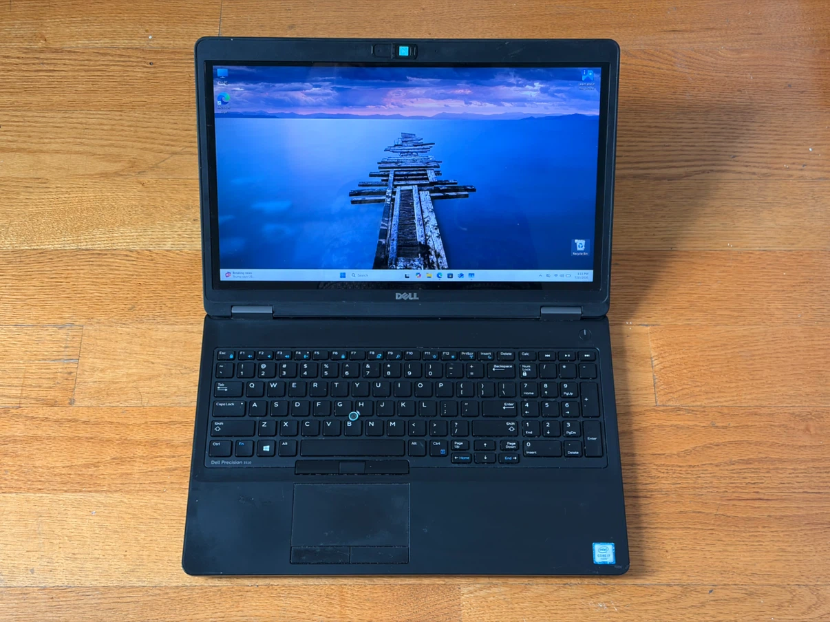 Dell Precision 3510 Laptop — Core i7 / 8GB RAM / 256GB / Touch