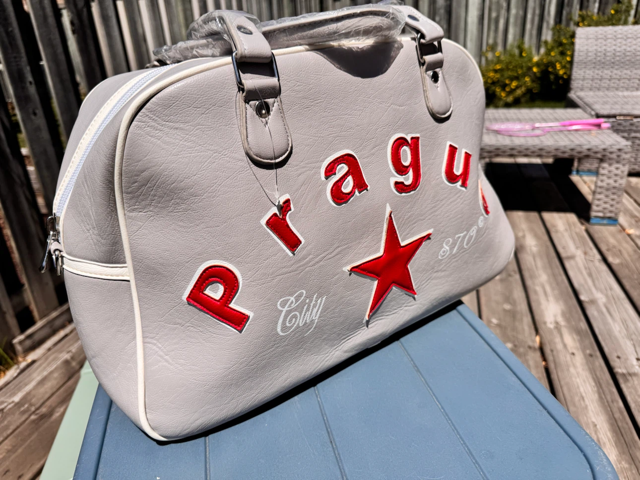 Grey Prague City 870's Duffle Bag - photo 3