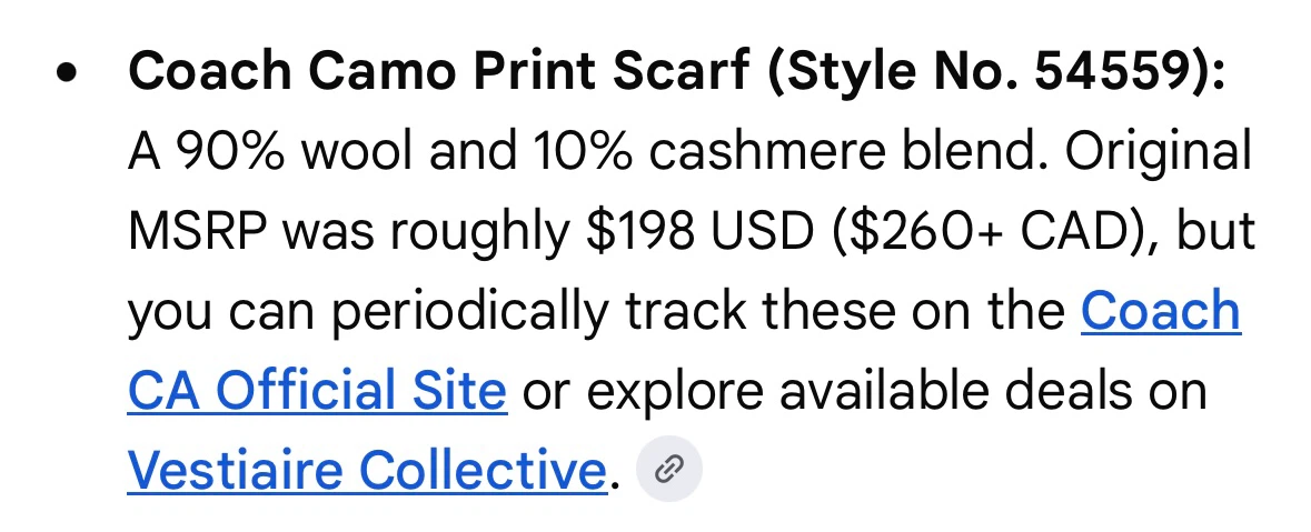 Coach Camo Print Wool Scarf - photo 4