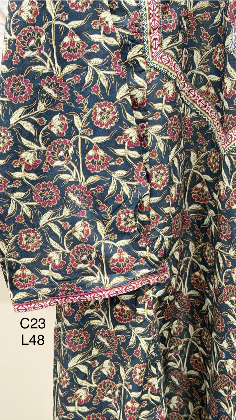 Women's Floral Print Kurti and Pants Set - photo 4