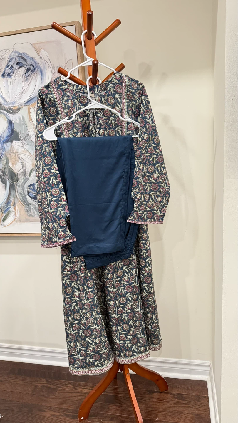 Women's Floral Print Kurti and Pants Set - photo 5
