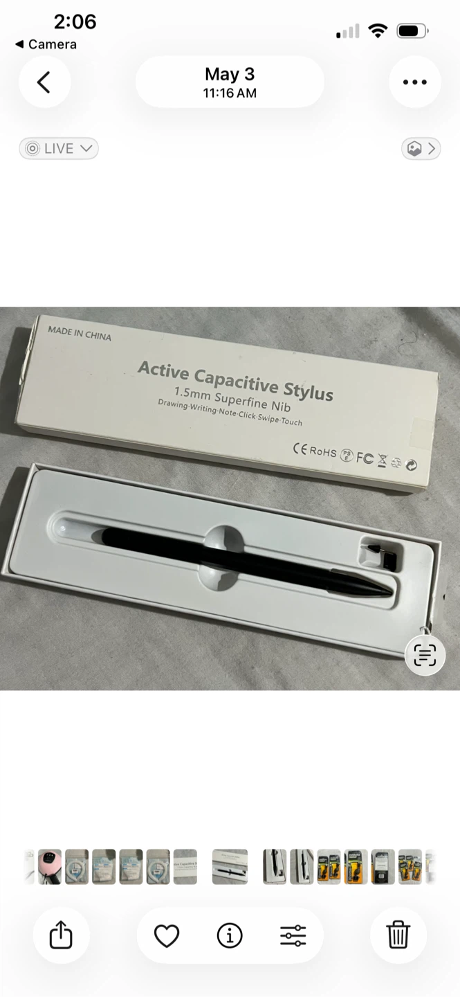 💻 Active capacitive stylus featuring a 1.5mm superfine nib 💻