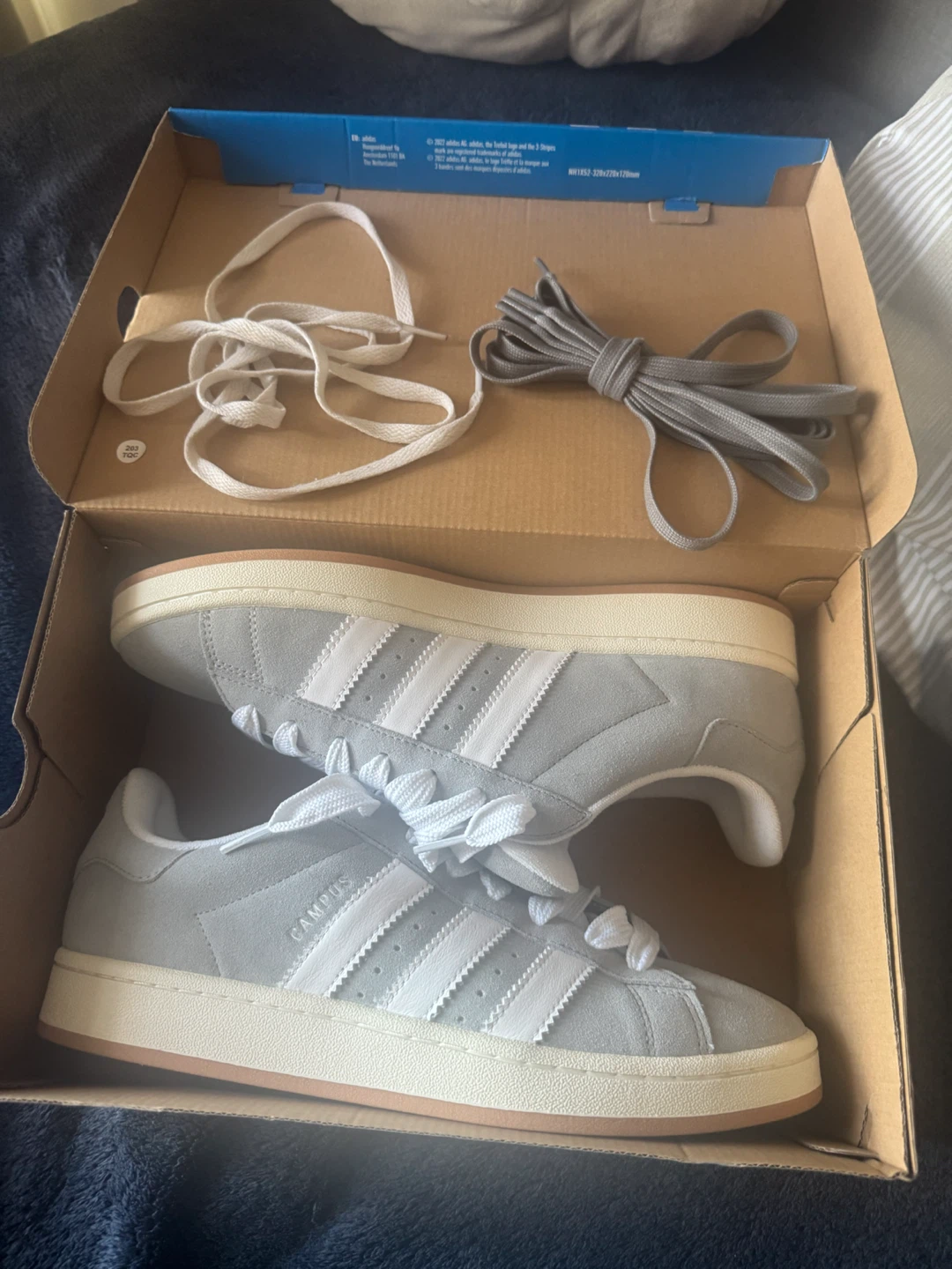 Adidas Campus Grey Suede Sneakers