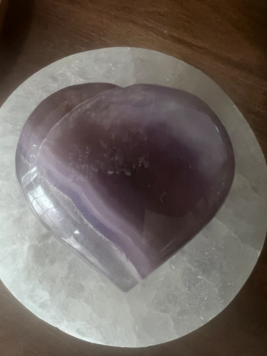 FLUORITE CHUNKY HEART - photo 2