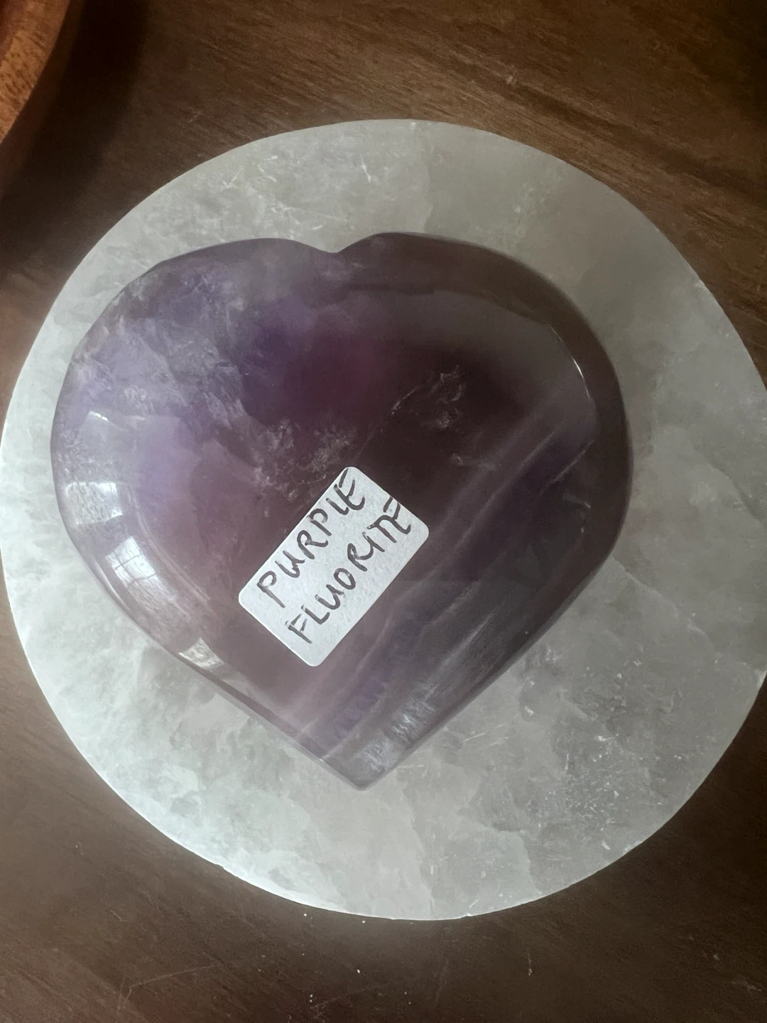FLUORITE CHUNKY HEART - photo 3