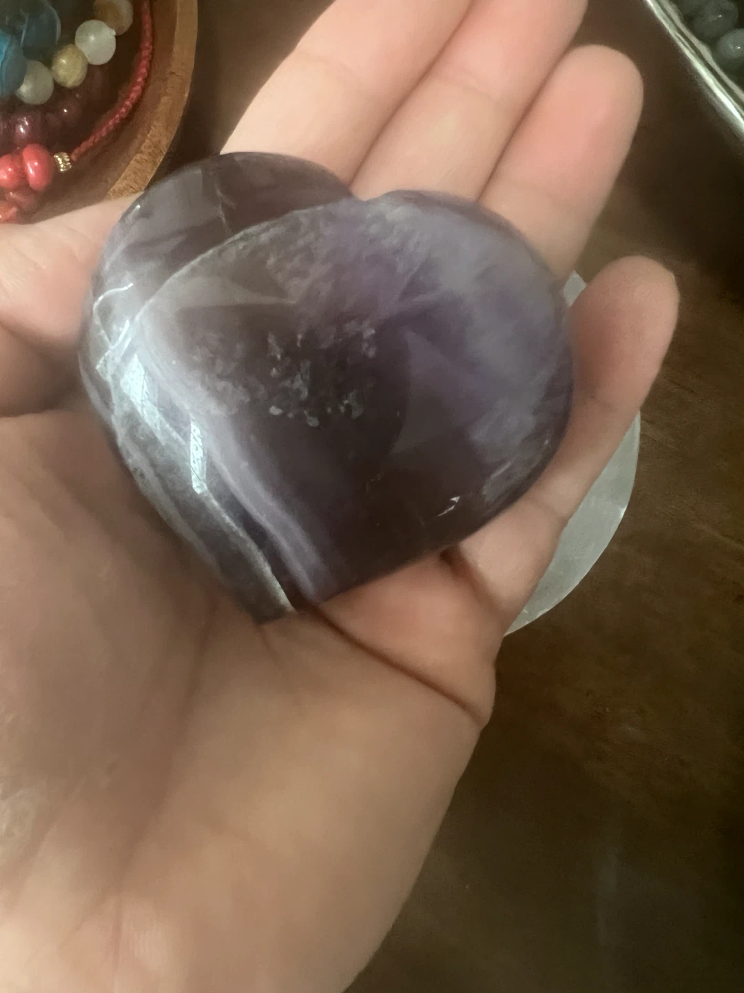 FLUORITE CHUNKY HEART - photo 4