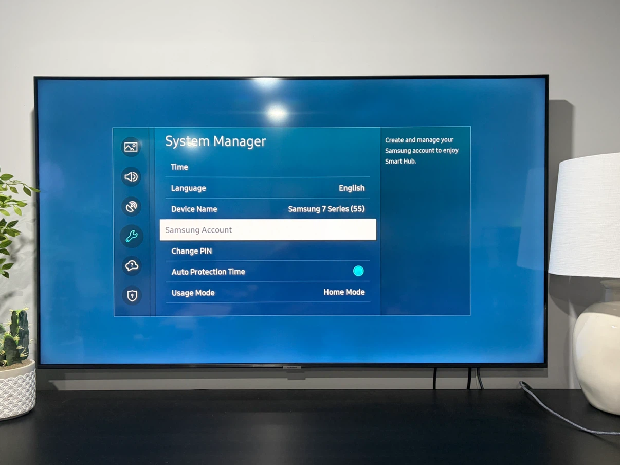 Samsung 55" 7 Series Smart TV