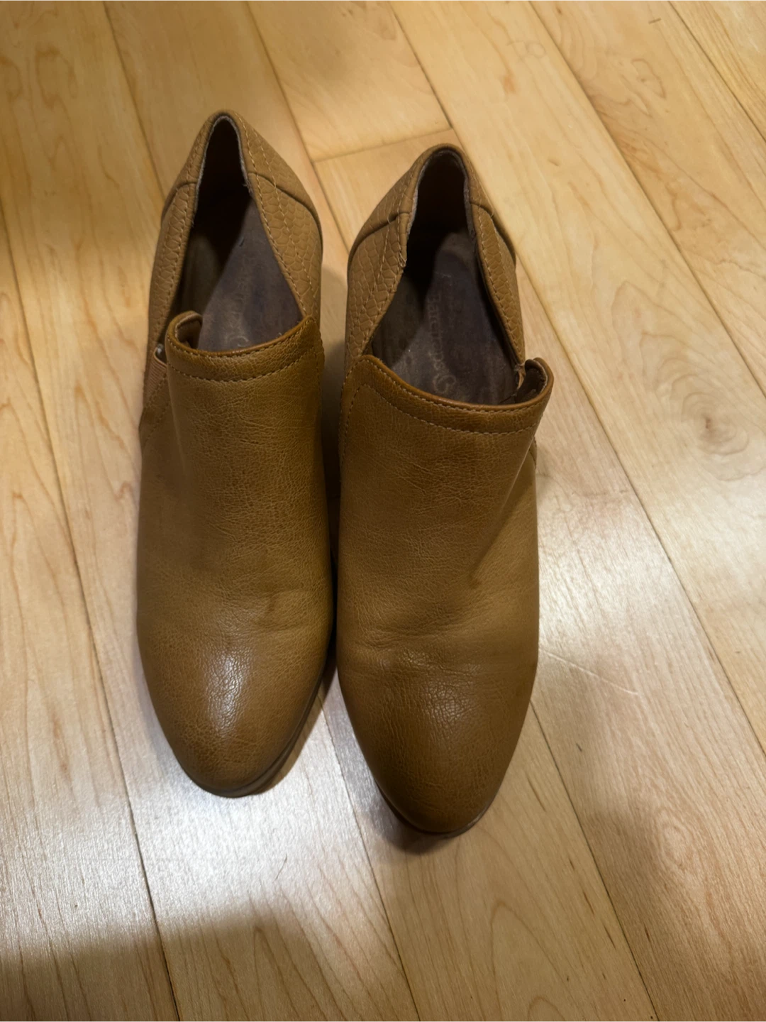 Size 6 Tan Ankle Boots - photo 2