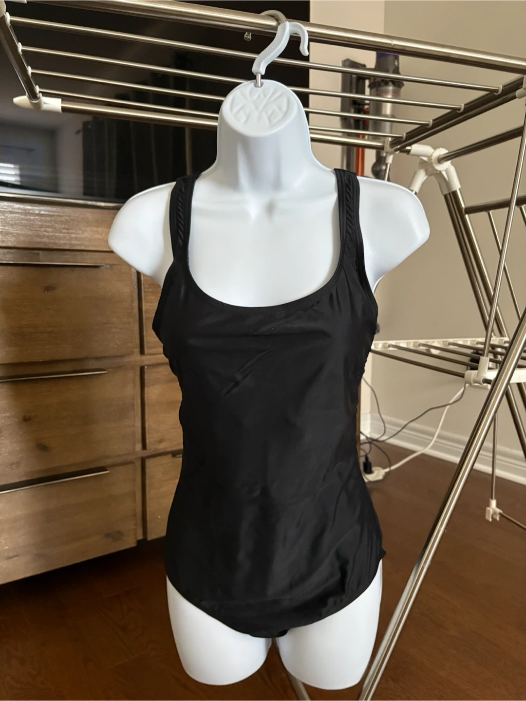 Roots Black One-Piece Swimsuit