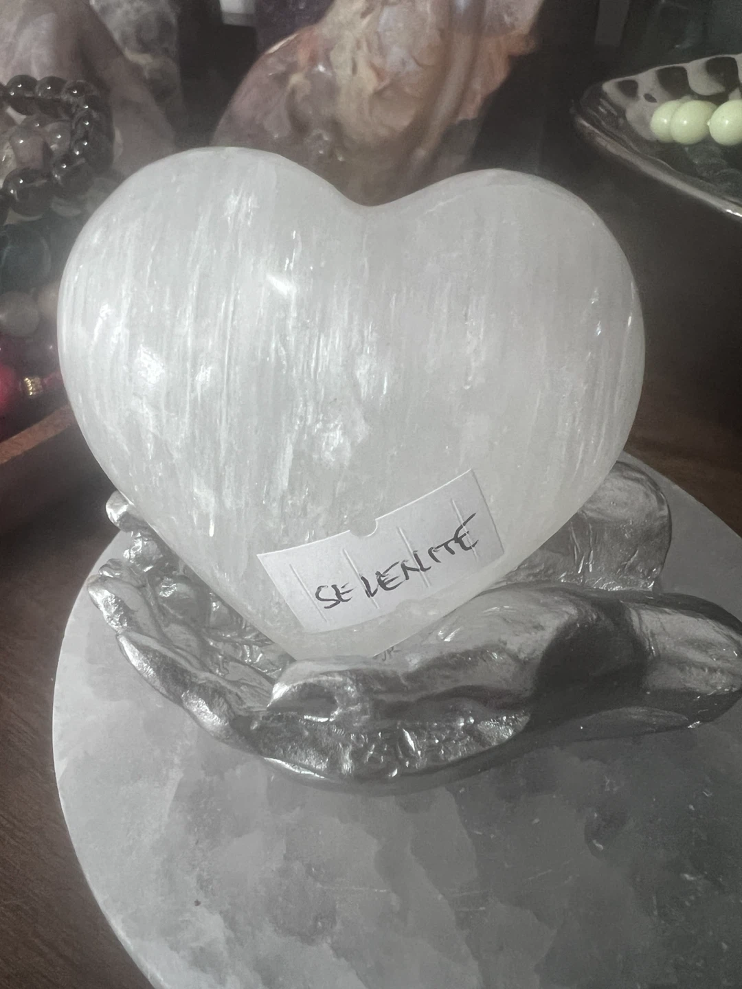 SELENITE CHUNKY HEART - photo 2