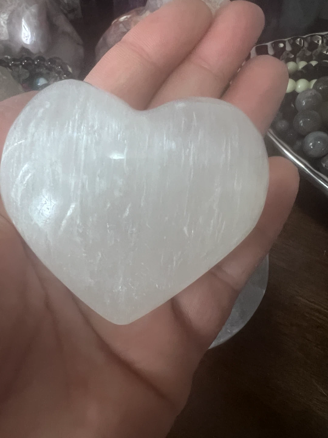 SELENITE CHUNKY HEART - photo 3