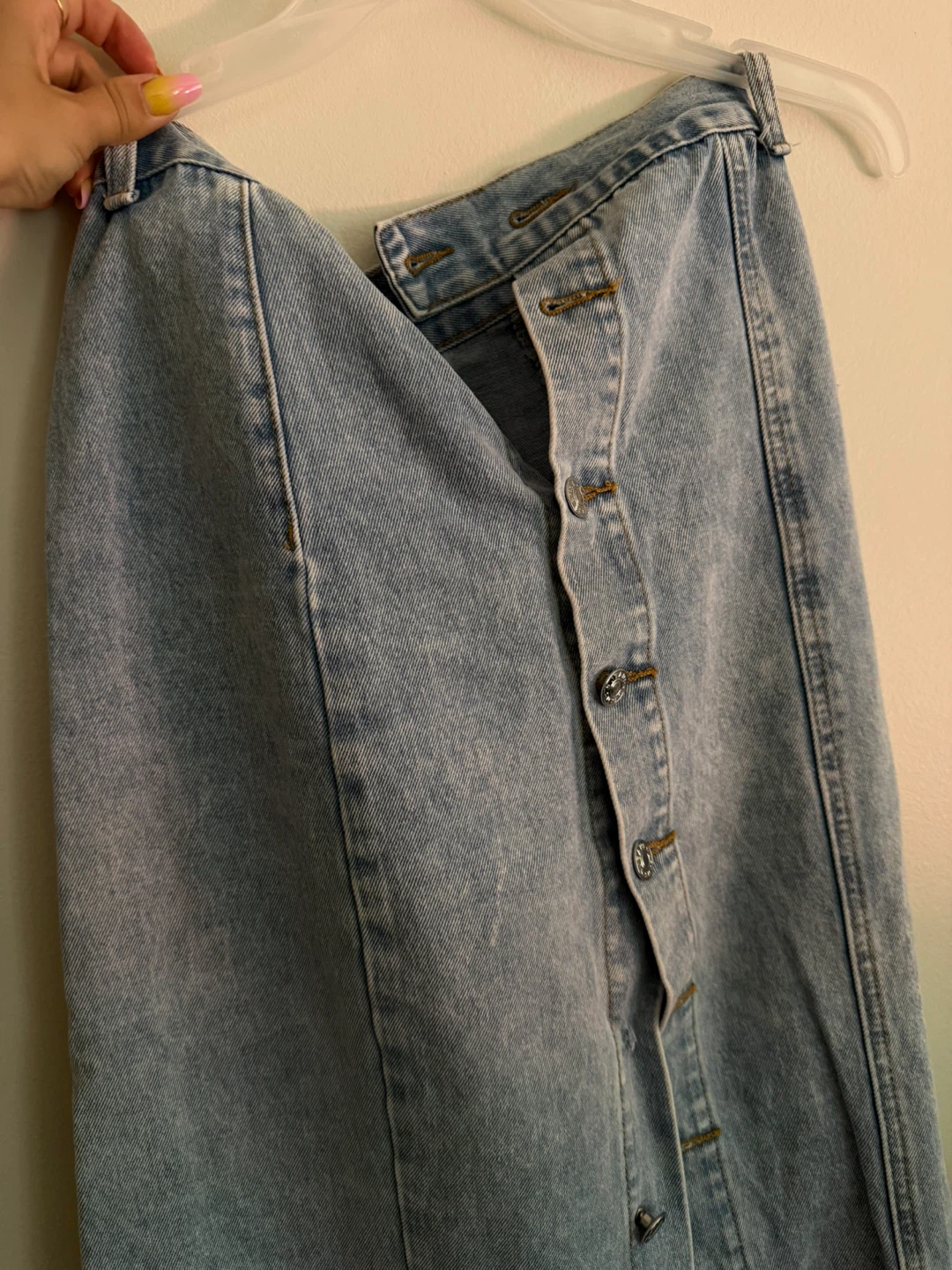 Denim Midi Skirt - photo 2
