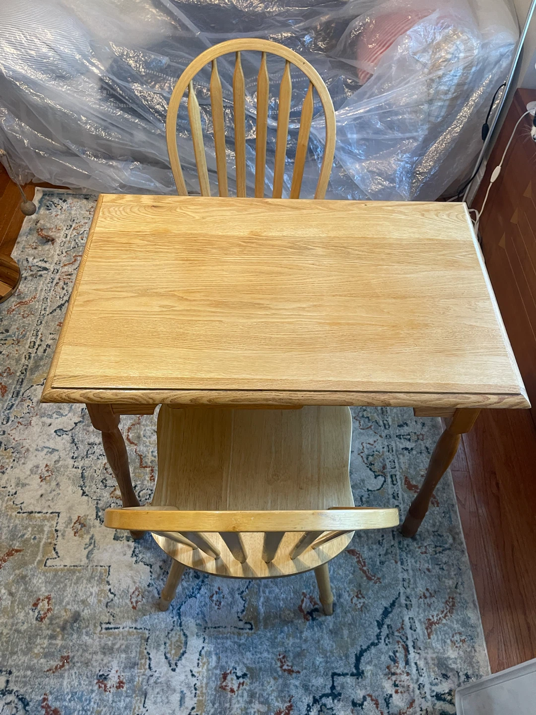 Wooden Dining Table with 2 Chairs - photo 3