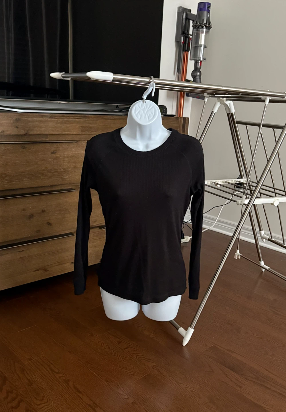 Mountain Warehouse Isotherm Long Sleeve Top - Black - UK 6 - photo 2
