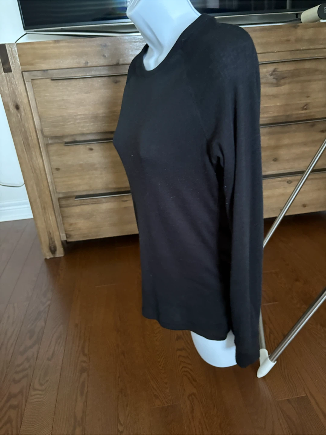 Mountain Warehouse Isotherm Long Sleeve Top - Black - UK 6 - photo 3