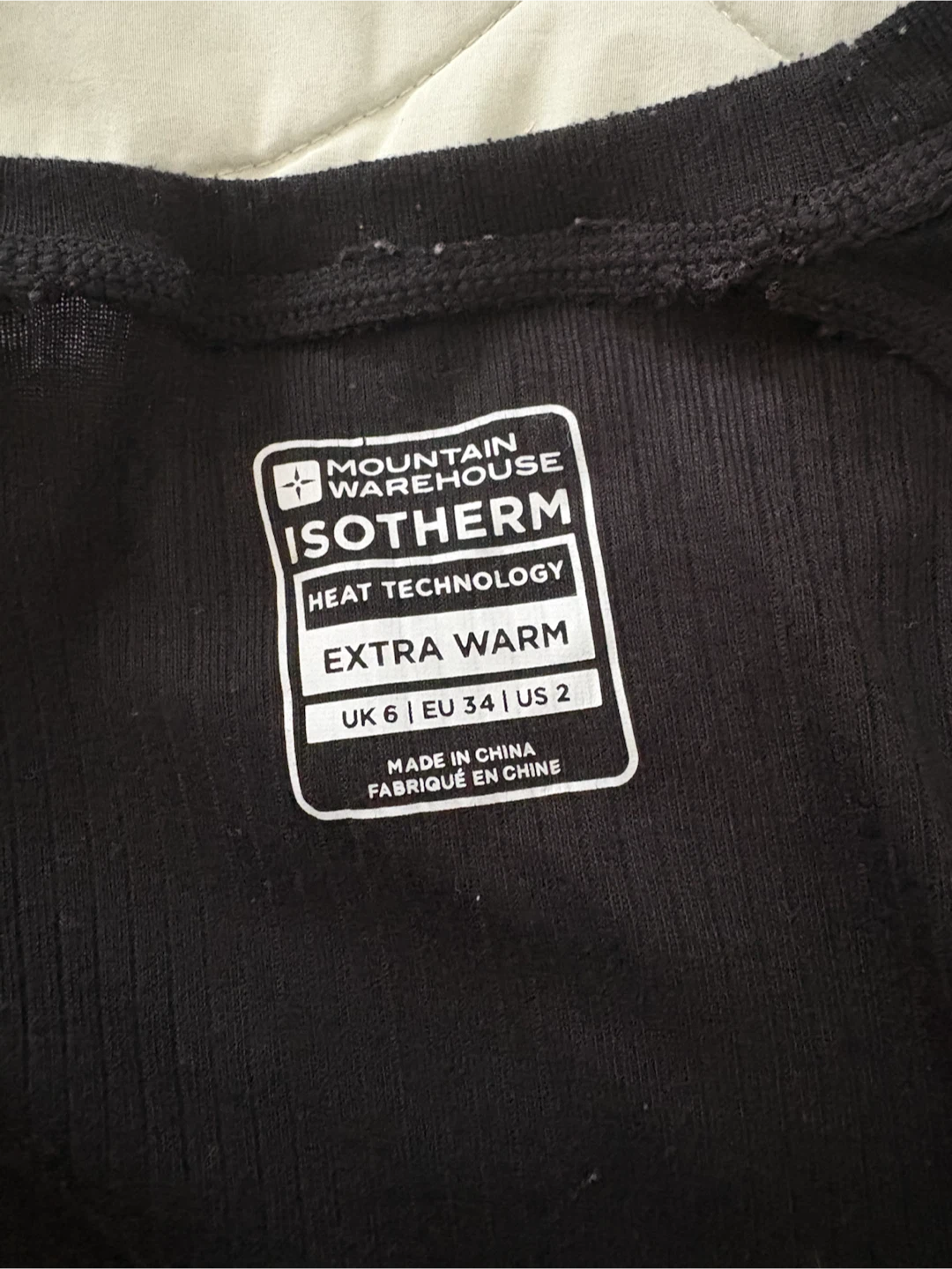 Mountain Warehouse Isotherm Long Sleeve Top - Black - UK 6 - photo 5