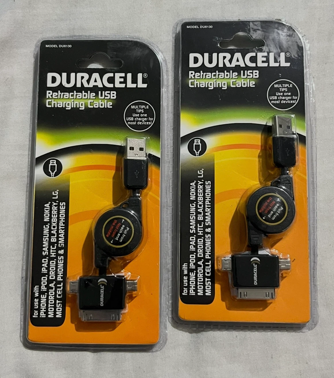 🪫 Duracell retractable USB charging cable $12 each🪫