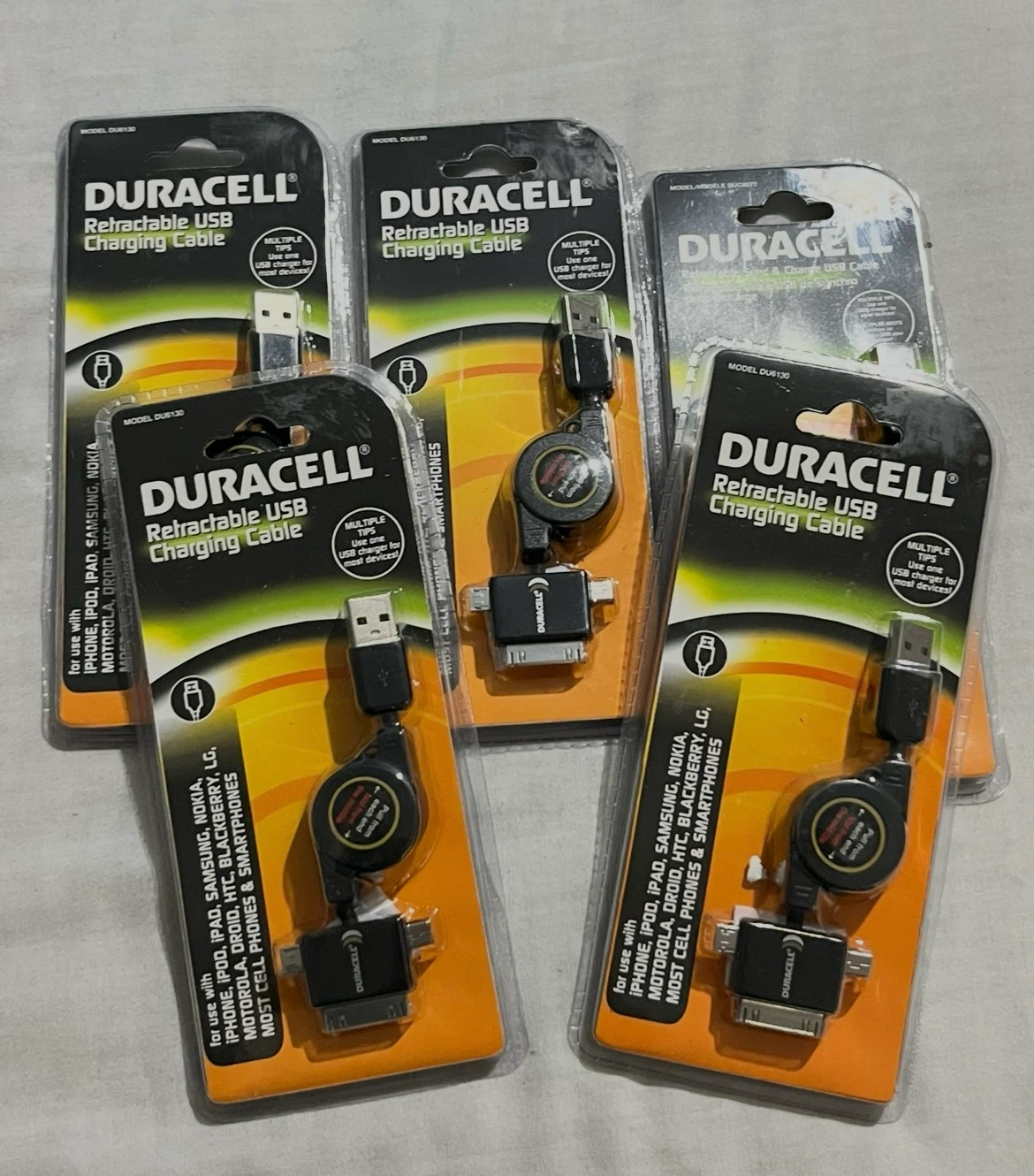 🪫 Duracell retractable USB charging cable $12 each🪫 - photo 4