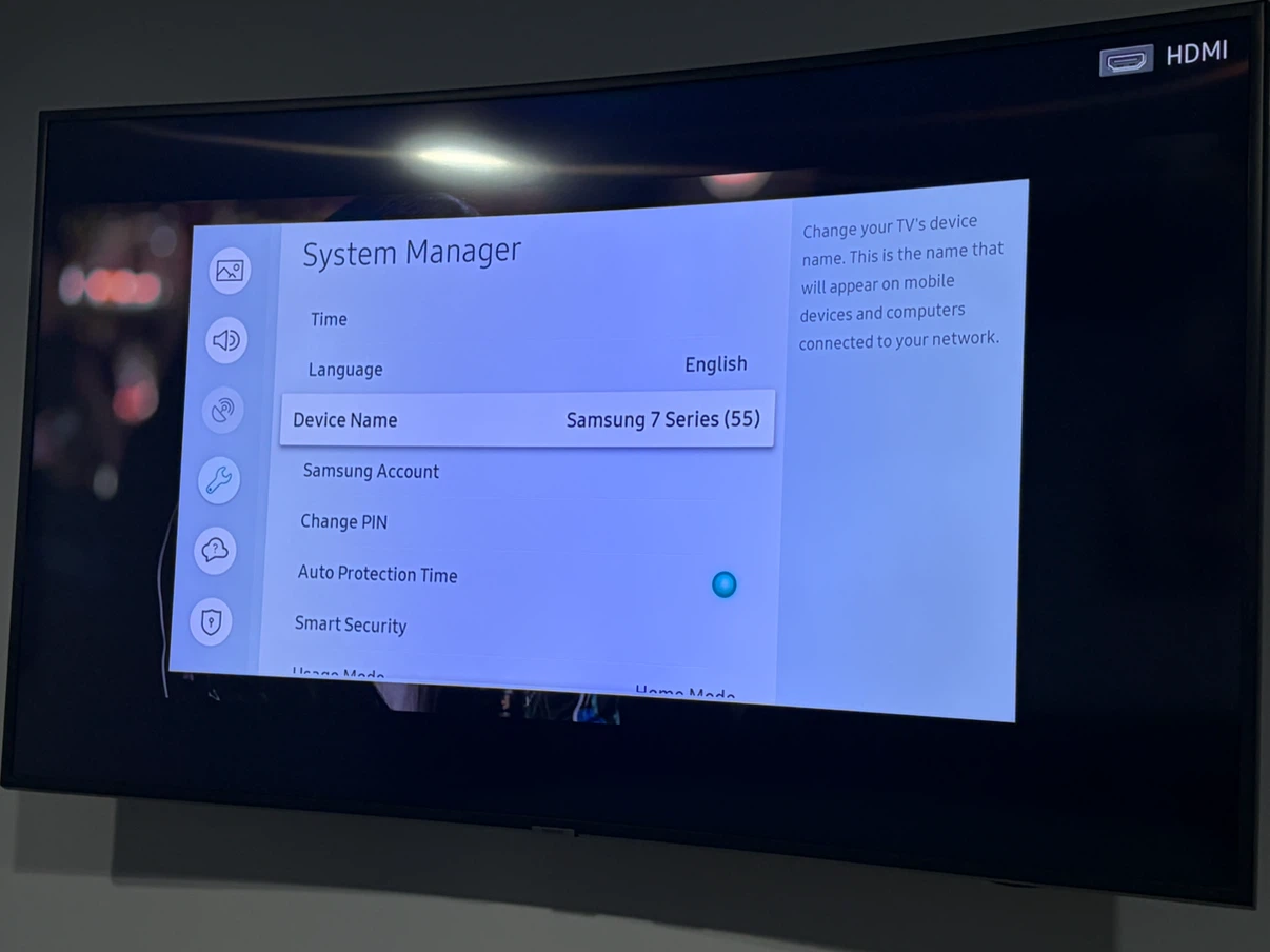 Samsung 7 Series (55) Curved TV