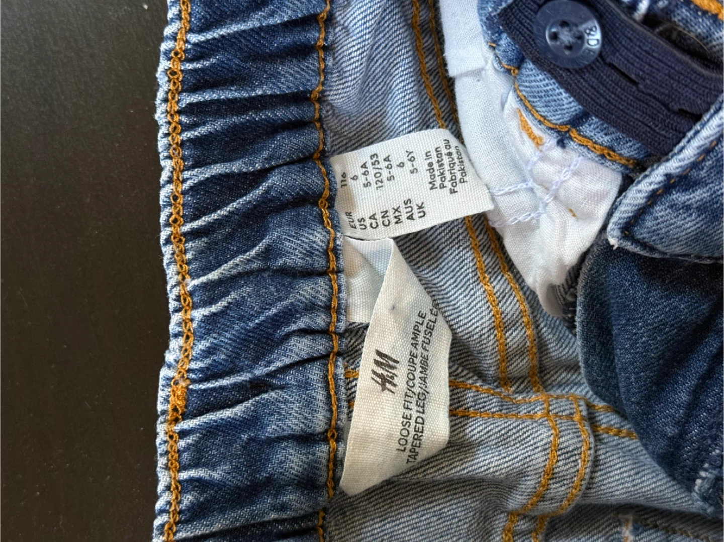 H&M Kids Loose Fit Jeans - Size 5-6Y - photo 4