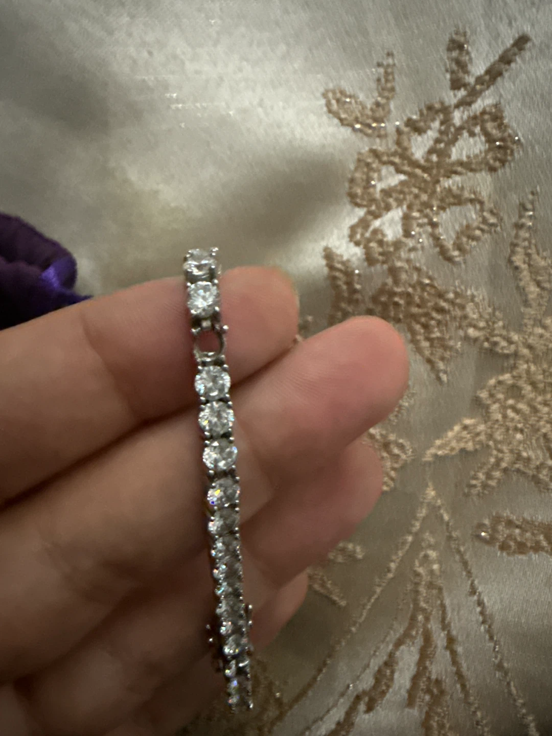 Tennis Bracelet with CZ Stones - photo 5
