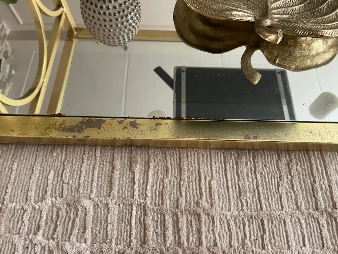 Gold Coffee Table with Glass Top - photo 5