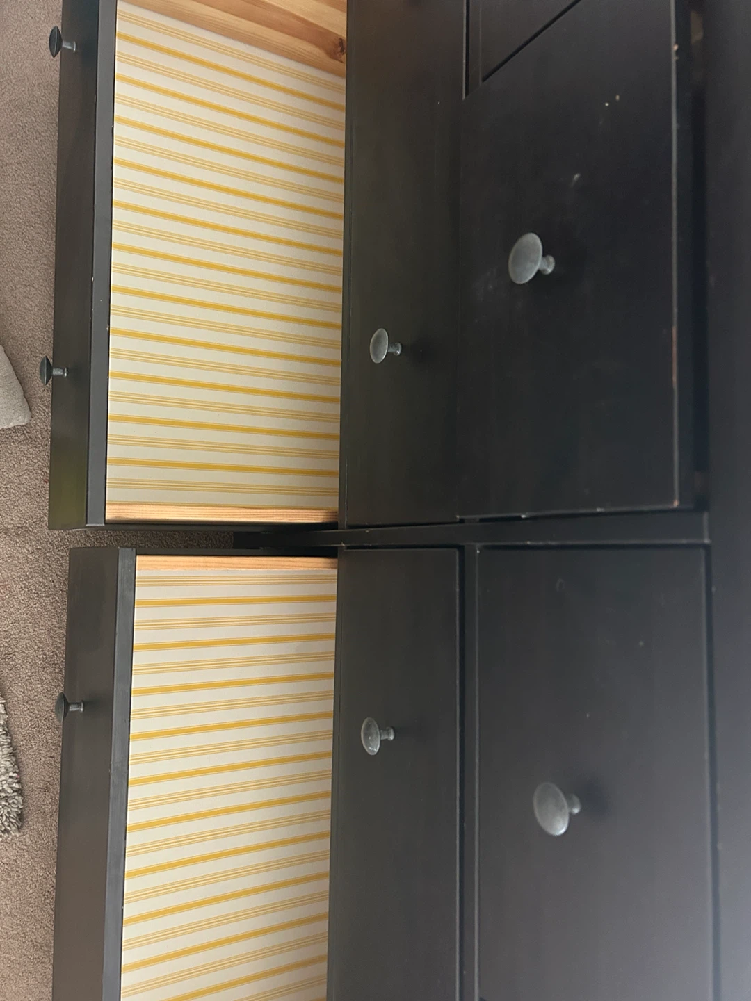 Moveout sale IKEA Black Dresser with 8 Drawers - photo 3
