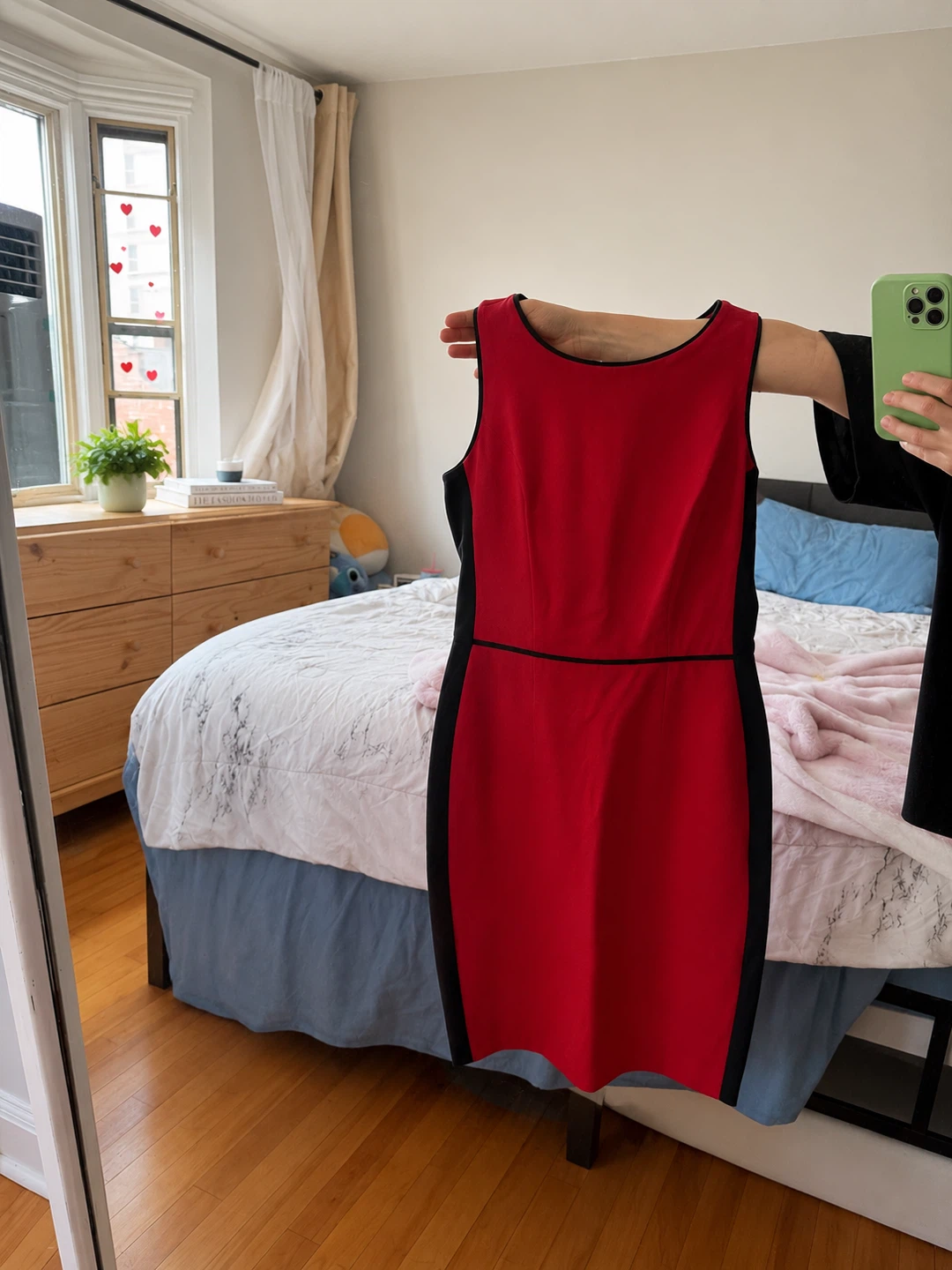 Tommy Hilfiger Red & Navy Sheath Dress